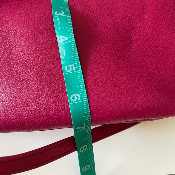 Talbots pink leather shoulder/crossbody bag - Picture 8 of 8